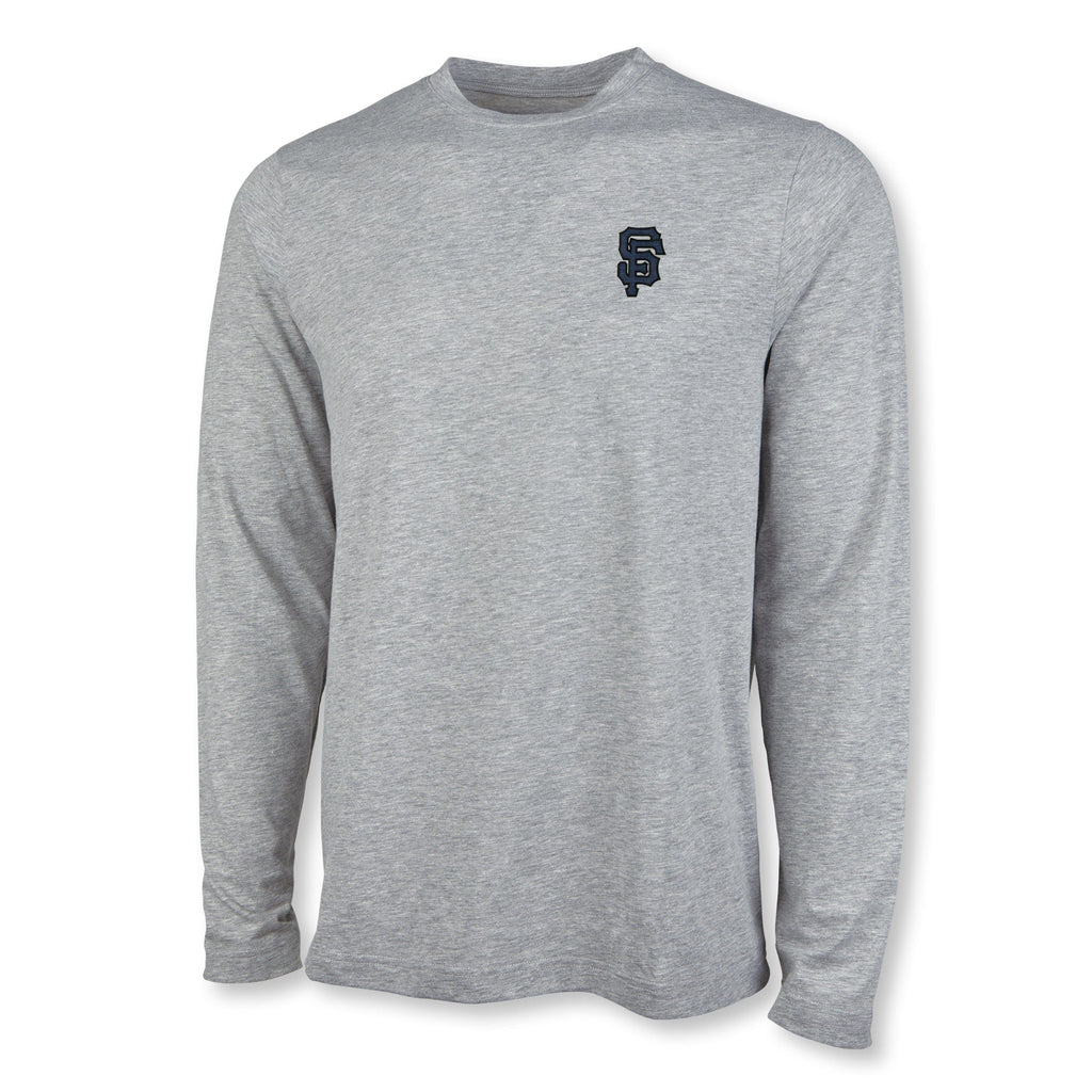 Monograms For Me Gray / Small Mens Comfort Core Long Sleeve Tee