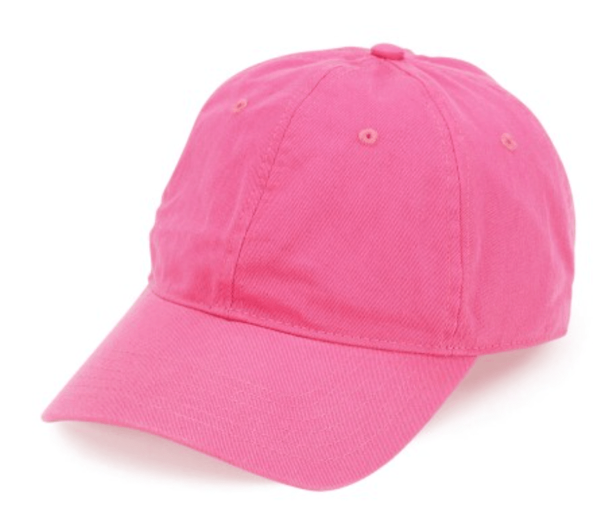Monograms For Me Hot Pink Kid's Baseball Hat