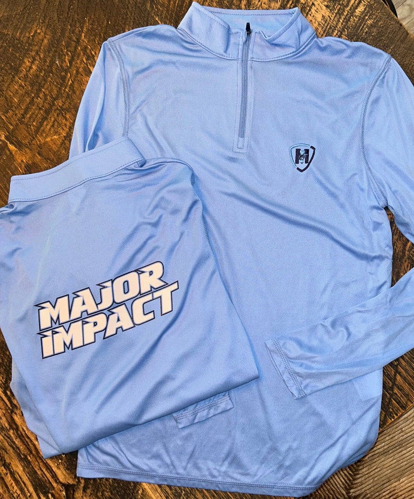 Monograms For Me Major Impact Quarter Zip Athletic Jacket