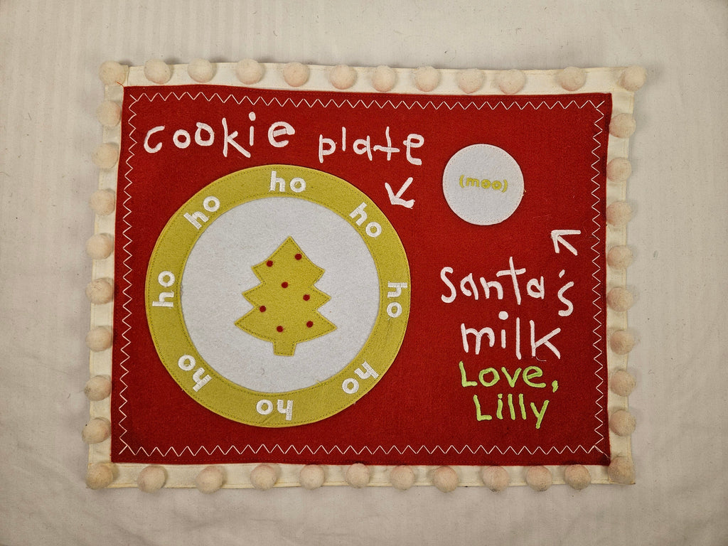 Monograms For Me Mishap - Santa Cookie Mat