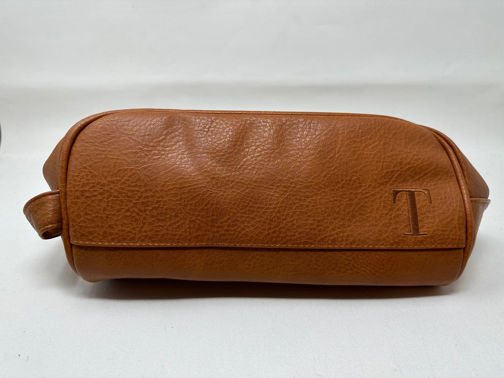 vendor-unknown For the Guys T Faux Leather Dopp Kit