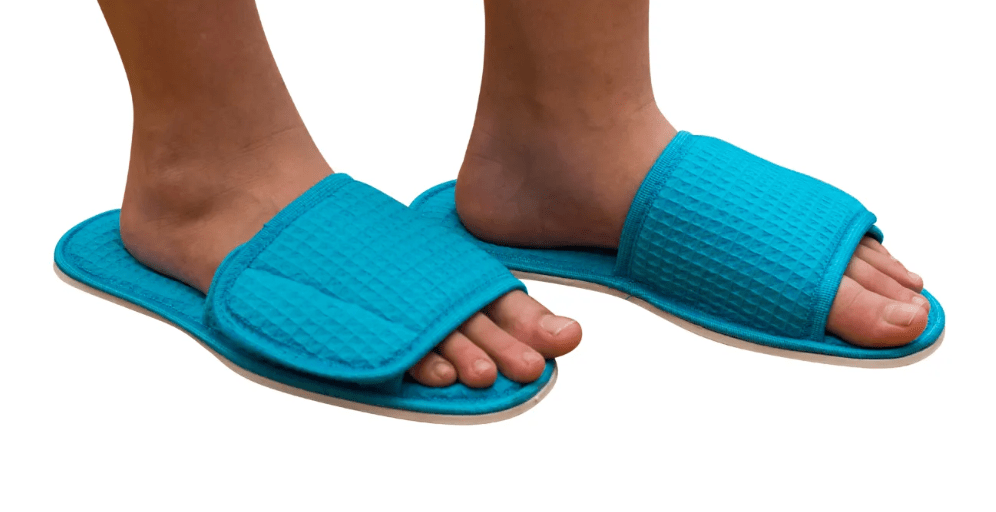 vendor-unknown For the Guys Turquoise / Small (6-7) Spa Slippers