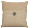 vendor-unknown Home Essentials Natural Jute Pillow Cover with Button