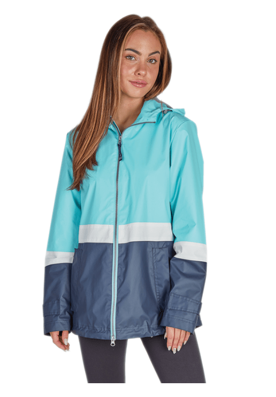 vendor-unknown Rain Jackets Color Block New Englander Rain Jacket