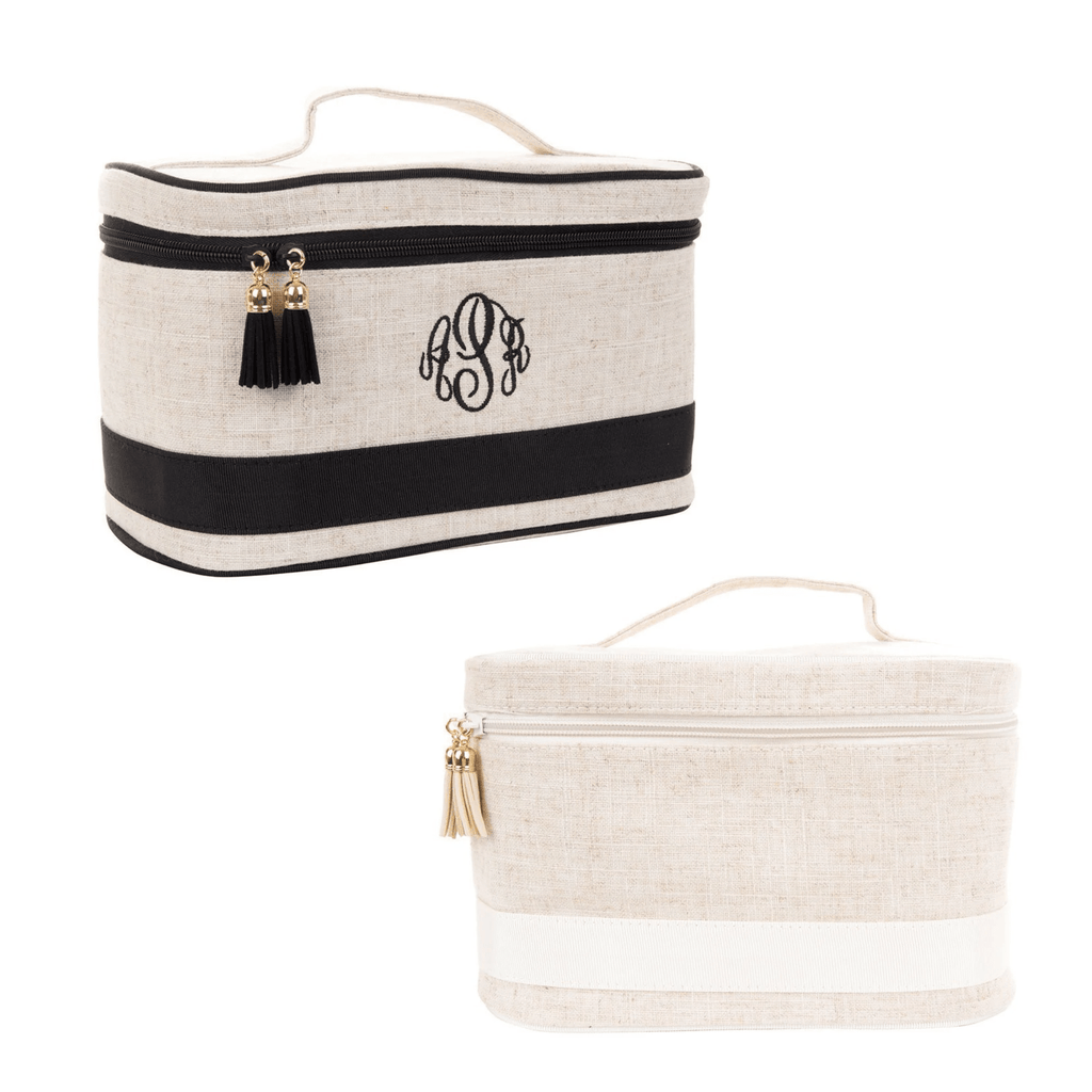 Monograms For Me College Bound Copy of Monogrammed Linen Cosmetic Pouch