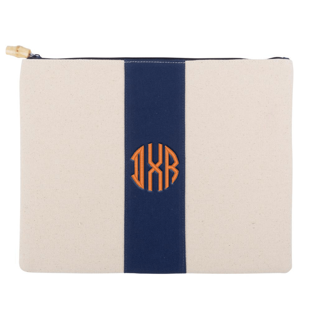 Monograms For Me Navy Finley Pouch