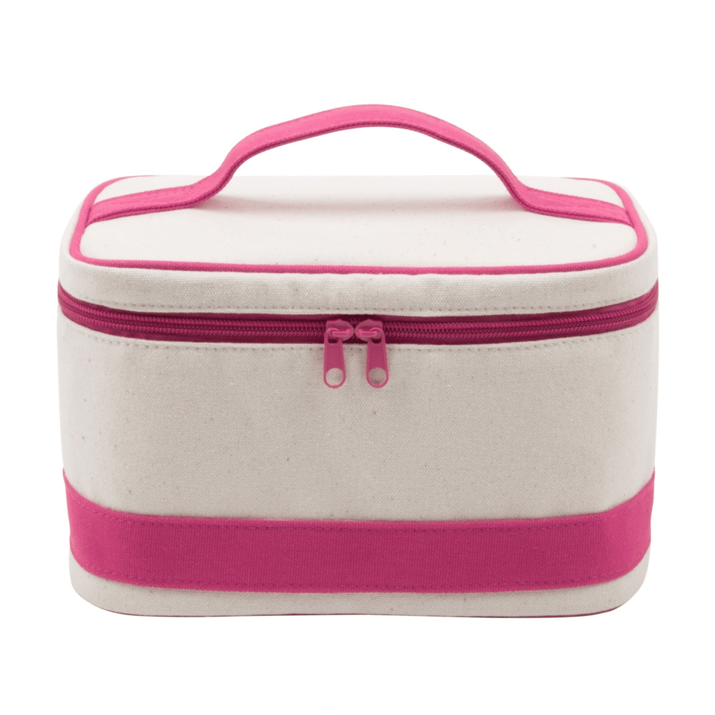 Monograms For Me Pink Canvas Train Case