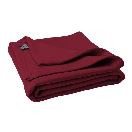 vendor-unknown College Bound Crimson Monogrammed Sweatshirt Blankets