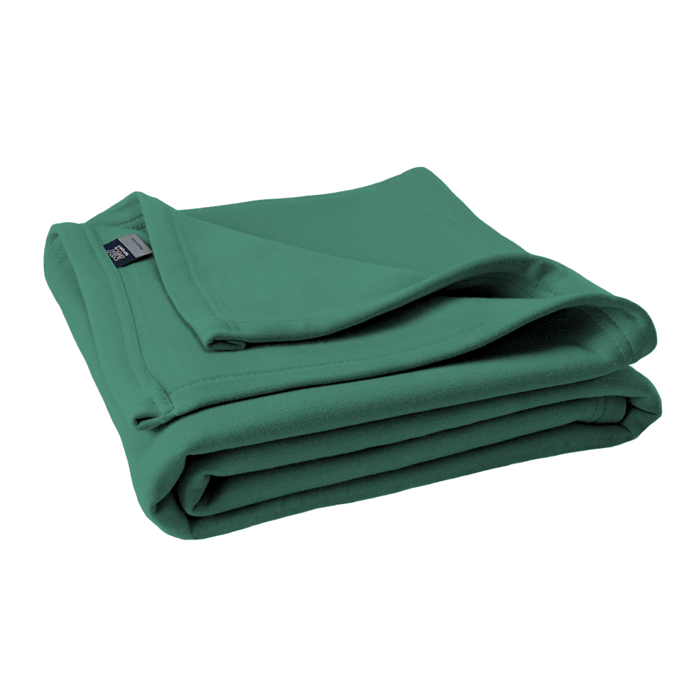 vendor-unknown College Bound Kelly Green Monogrammed Sweatshirt Blankets