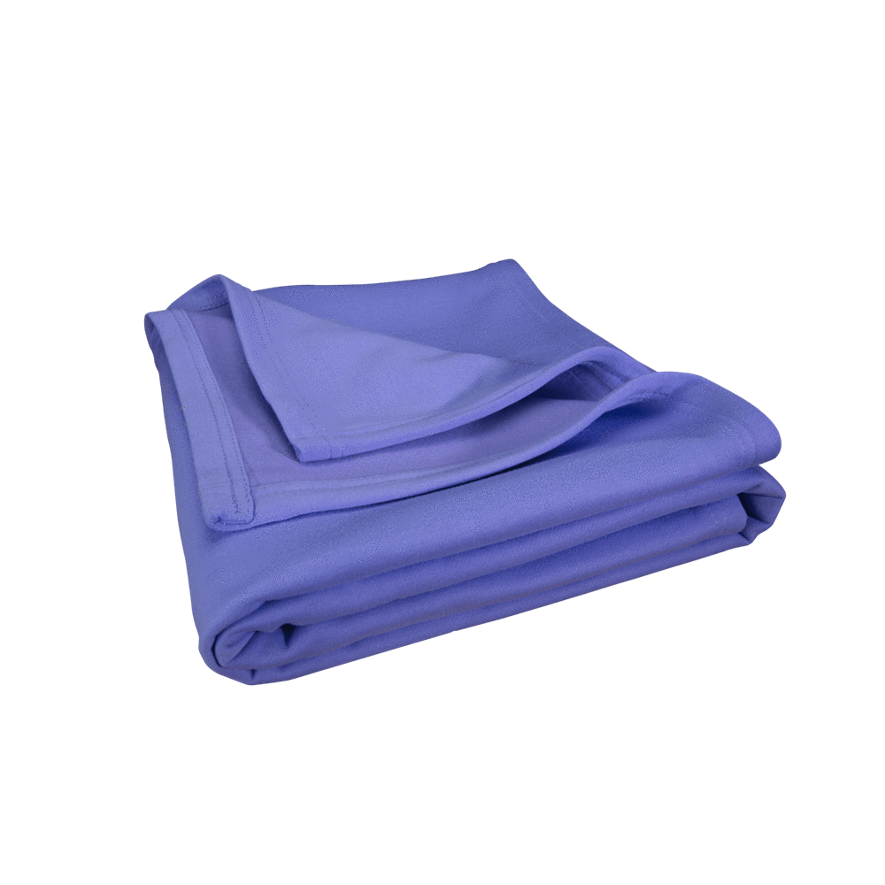 vendor-unknown College Bound Periwinkle Monogrammed Sweatshirt Blankets