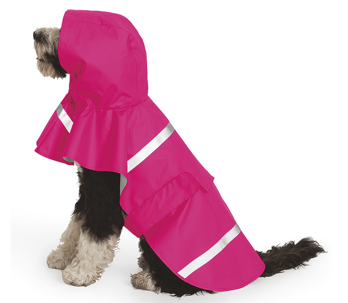 FF Monogram Reflective Dog Raincoat