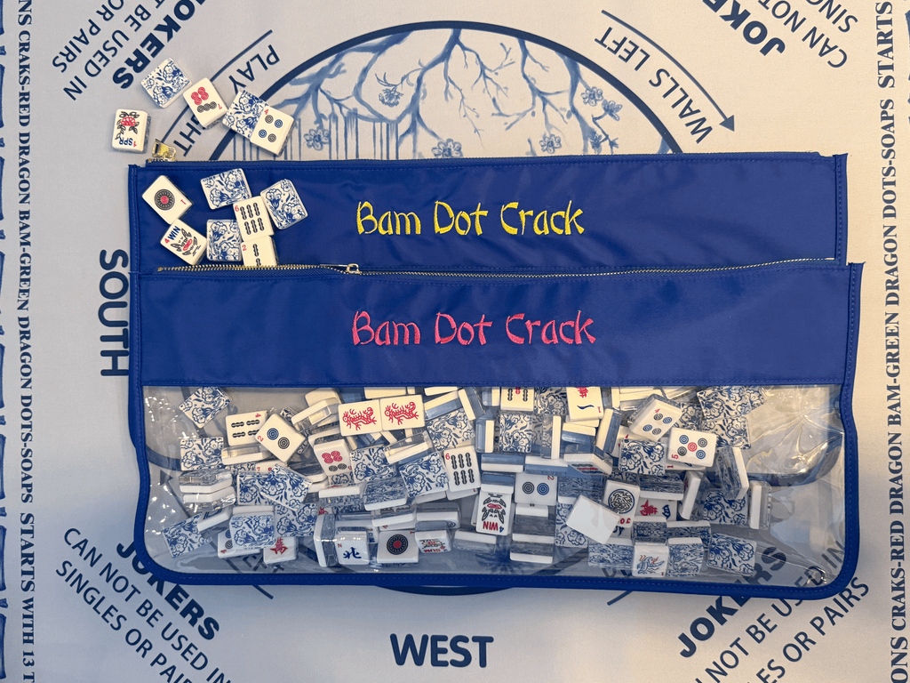 Bam Dot Crack Mahjong Tile Bag