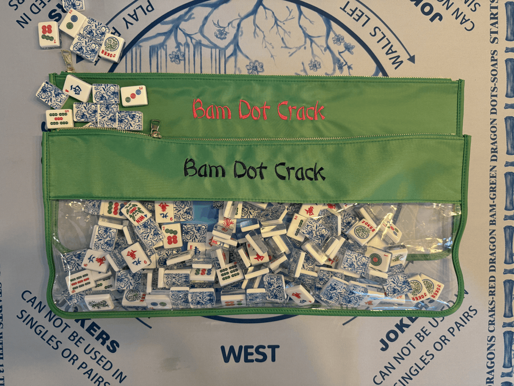 Bam Dot Crack Mahjong Tile Bag
