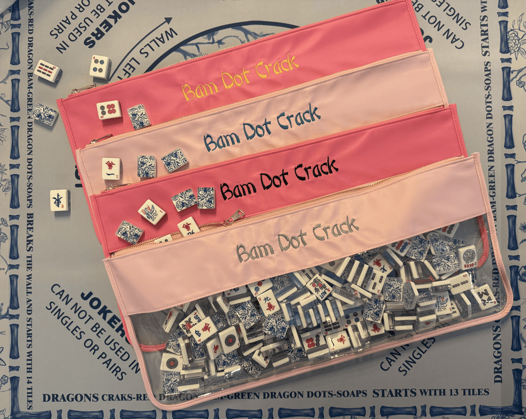 Bam Dot Crack Mahjong Tile Bag
