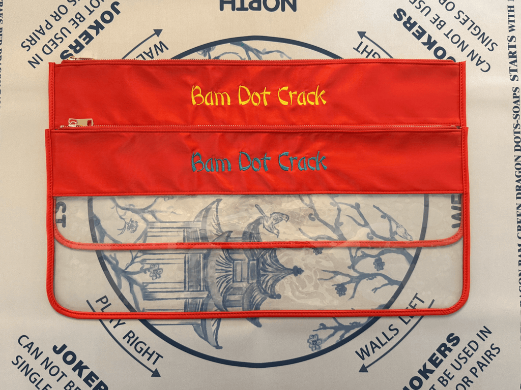 Bam Dot Crack Mahjong Tile Bag