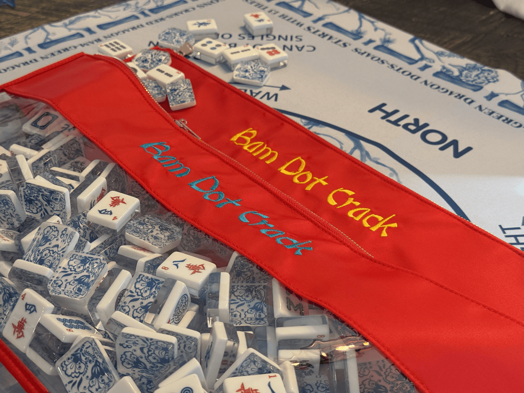 Bam Dot Crack Mahjong Tile Bag