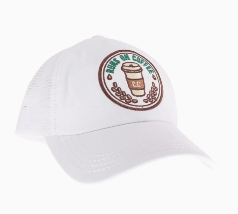 Runs on Coffee Ball Cap
