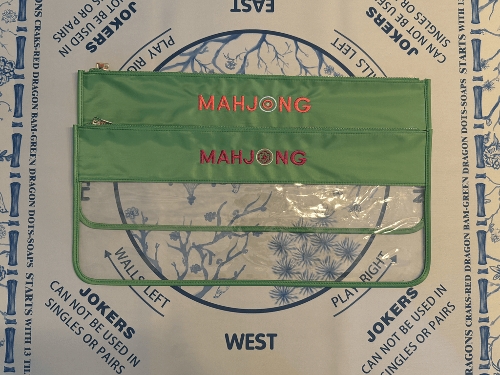 Green Mahjong Tile Bags