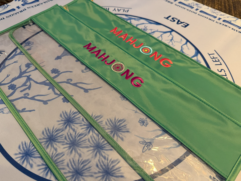 Green Mahjong Tile Bags