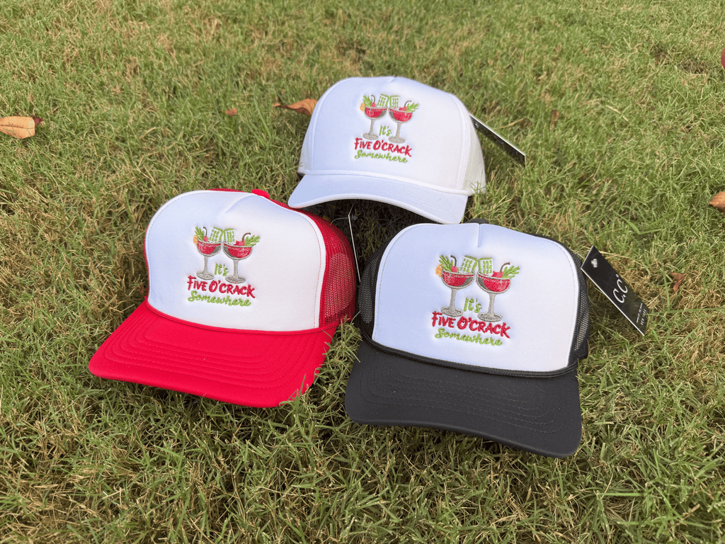 5 O'Crack Somewhere Foam Front Trucker Hats
