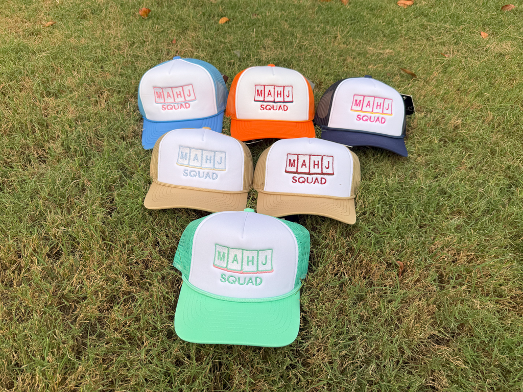 Mahj Squad Foam Front Trucker Hats
