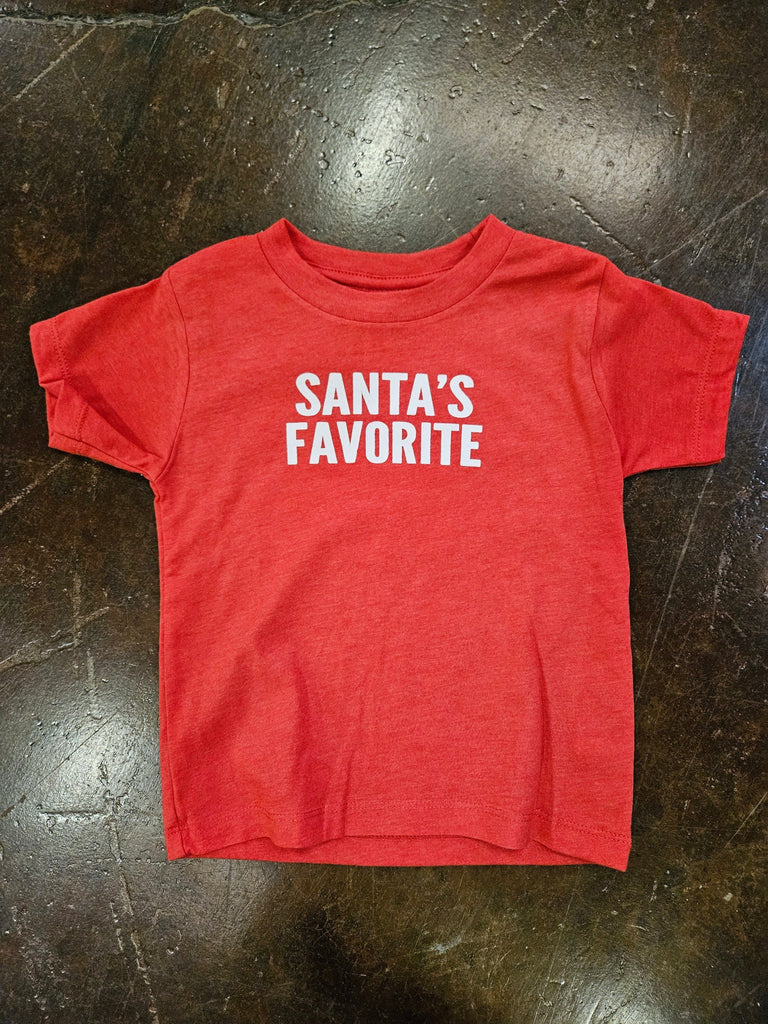 Monograms For Me 2T Toddler Santa's Favorite Tee