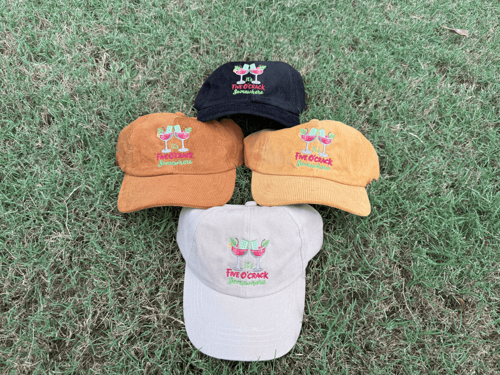 Monograms For Me 5 O'Crack Somewhere Corduroy Baseball Hats