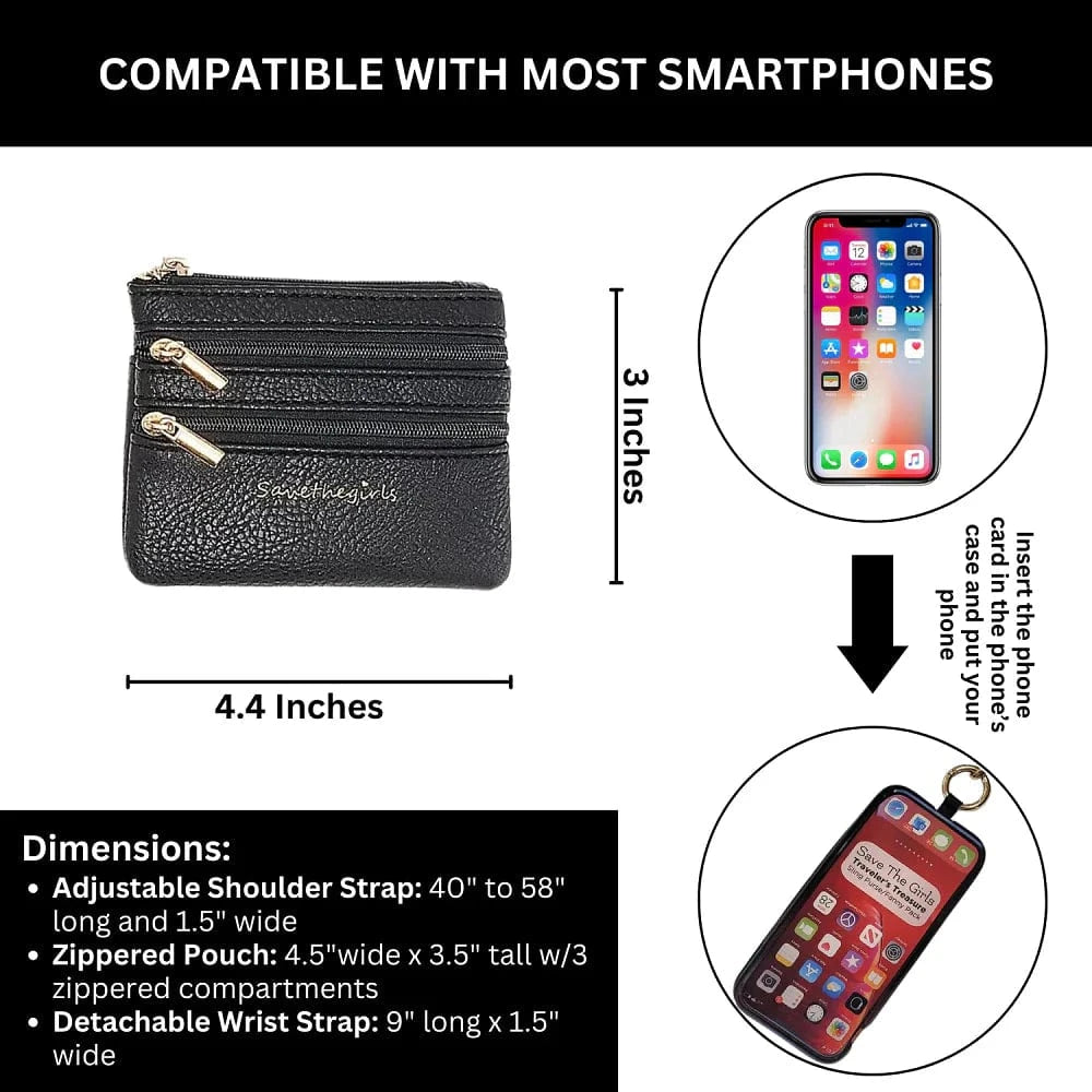 Monograms For Me Clip and Go Cellphone Crossbody