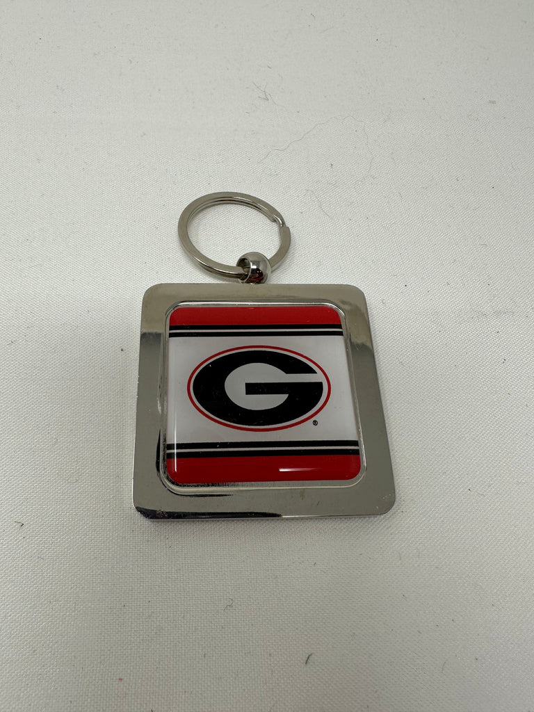 Monograms For Me Georgia Team Keychains