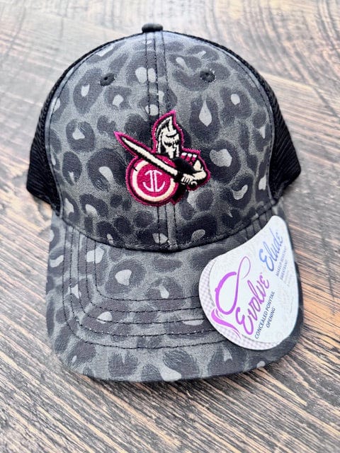 Monograms For Me Gray Cheetah Johns Creek - Ladies Gladiator Guy Ballcap