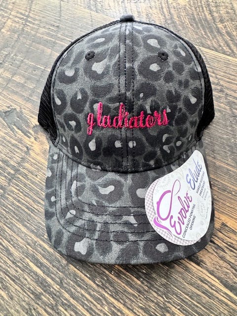 Monograms For Me Gray Cheetah Johns Creek - Ladies Gladiator Script Ballcap