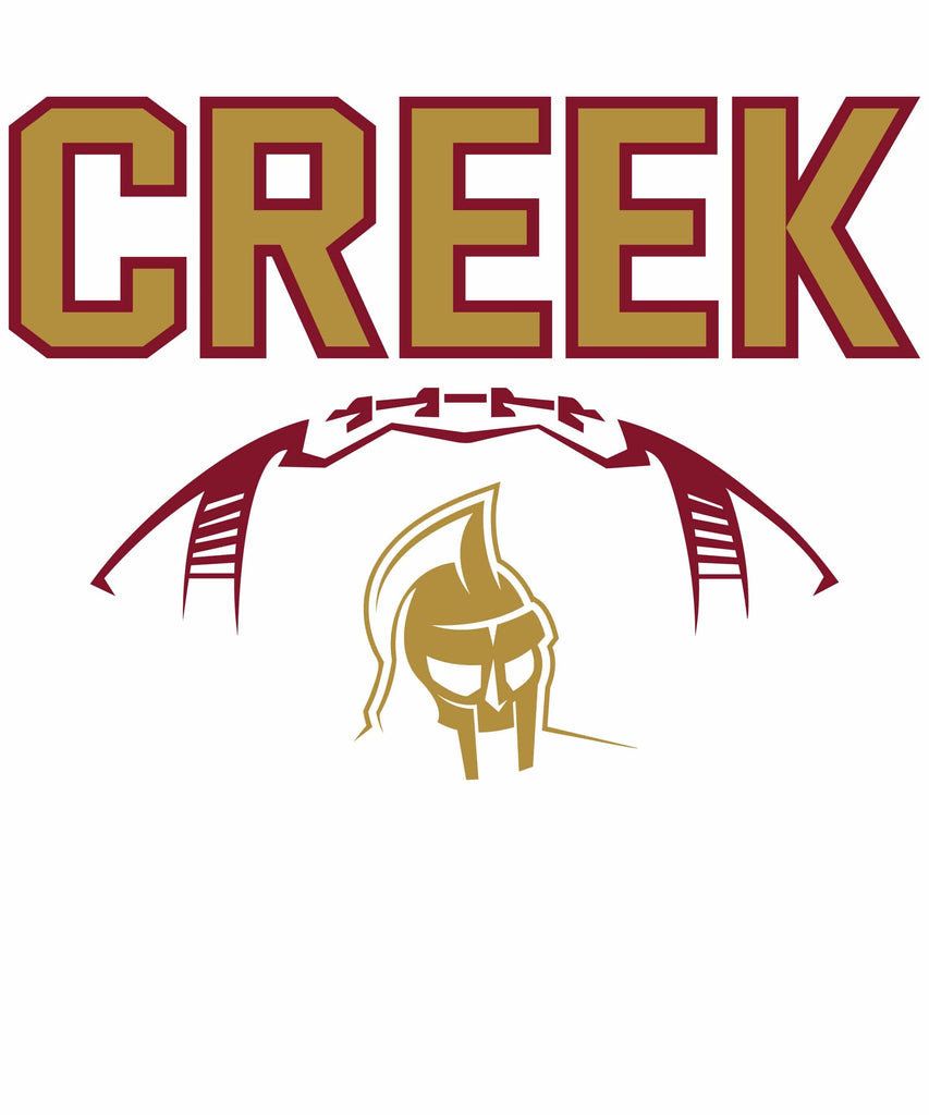 Monograms For Me Johns Creek - CREEK FOOTBALL Mens & Ladies Tees