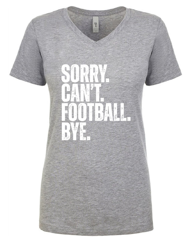 Monograms For Me Johns Creek - Sorry. Cant. Football. T-Shirt