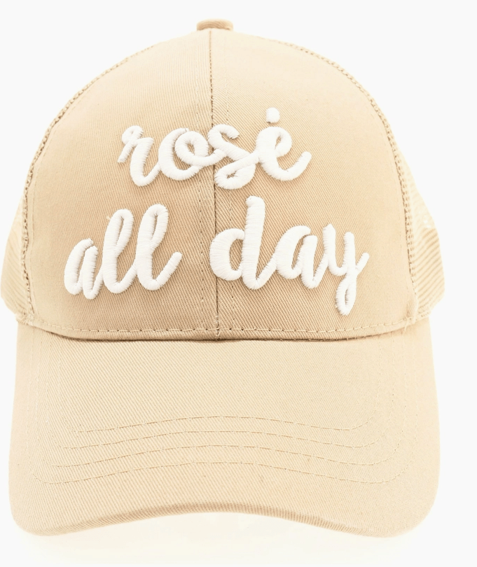 Monograms For Me Khaki Rose All Day Ball Cap