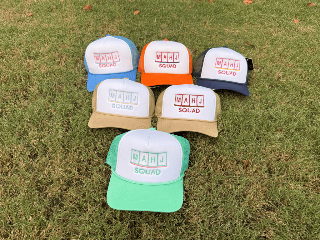 Monograms For Me Mahj Squad Foam Front Trucker Hats