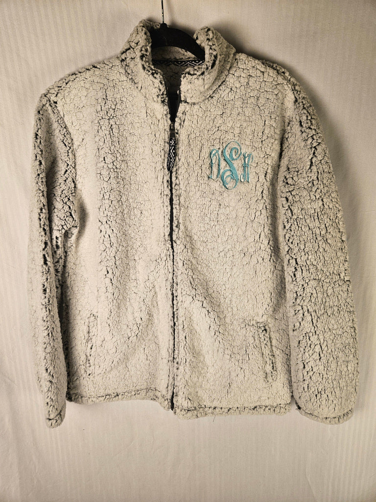 Monograms For Me Mishap - Full Zip Sherpa