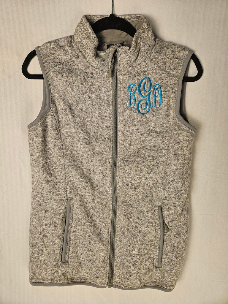 Monograms For Me Mishap - Heather Vest