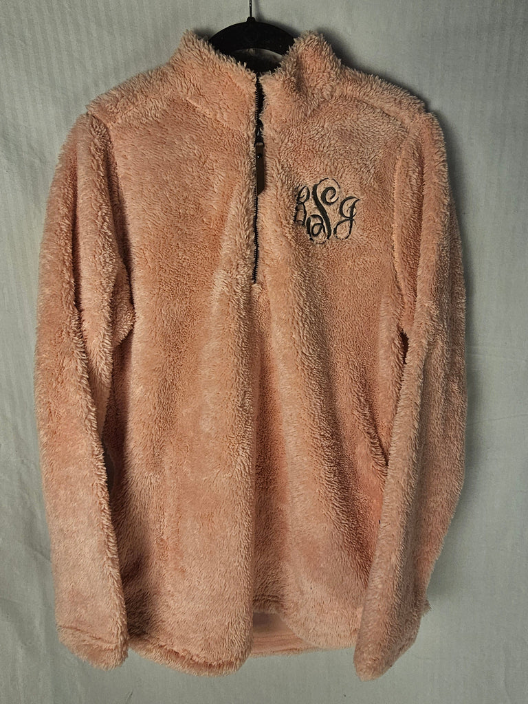 Monograms For Me Mishap - Quarter Zip Sherpa