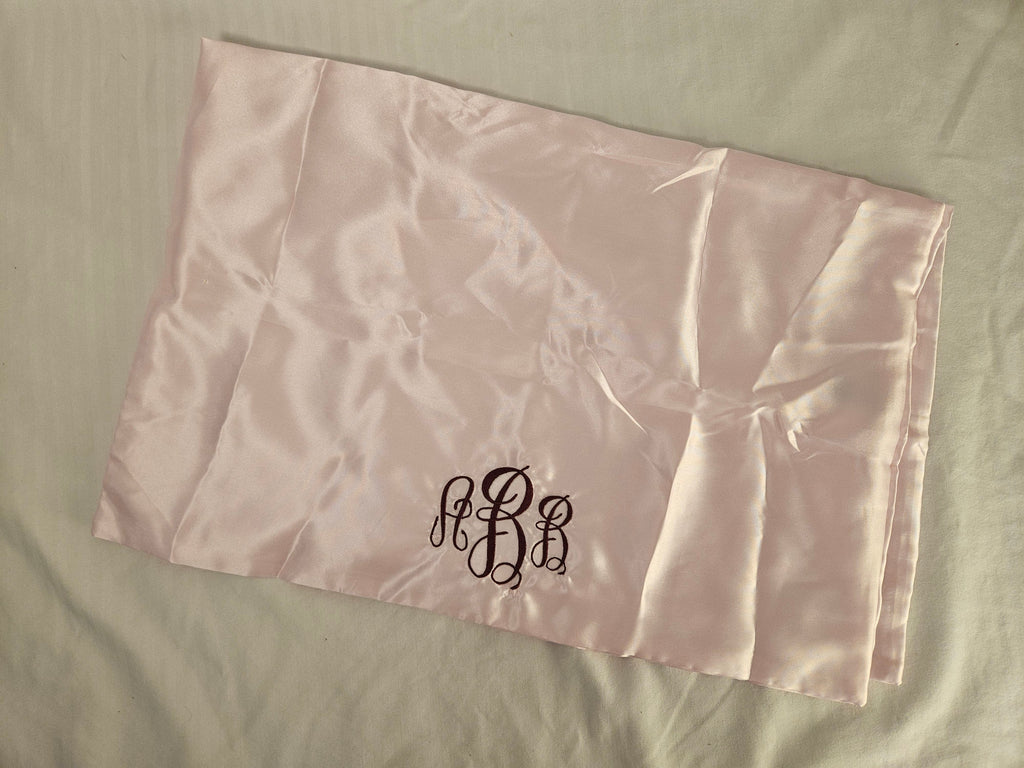 Monograms For Me Mishap - Silk Pillowcase