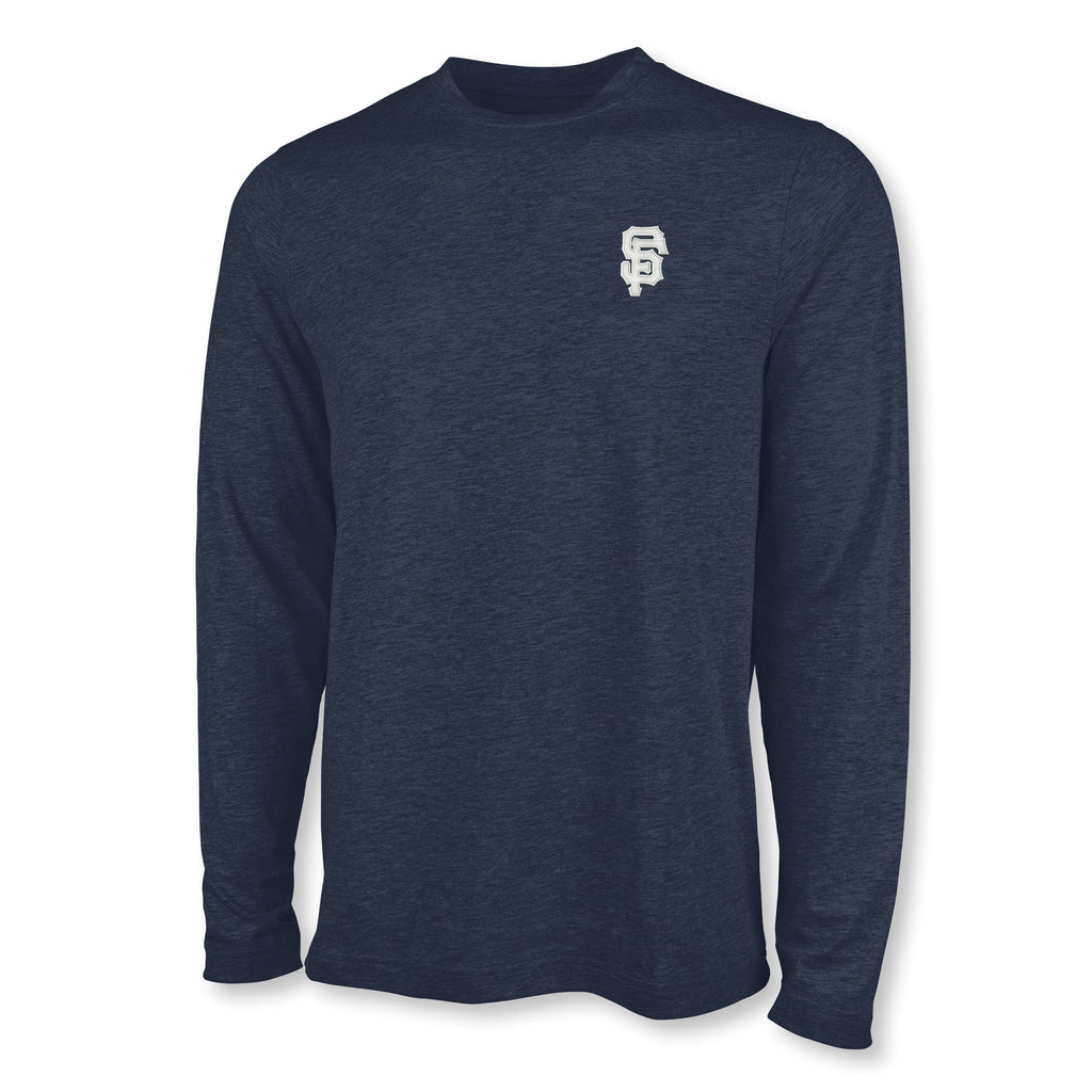 Monograms For Me Navy / Small Mens Comfort Core Long Sleeve Tee - 3330