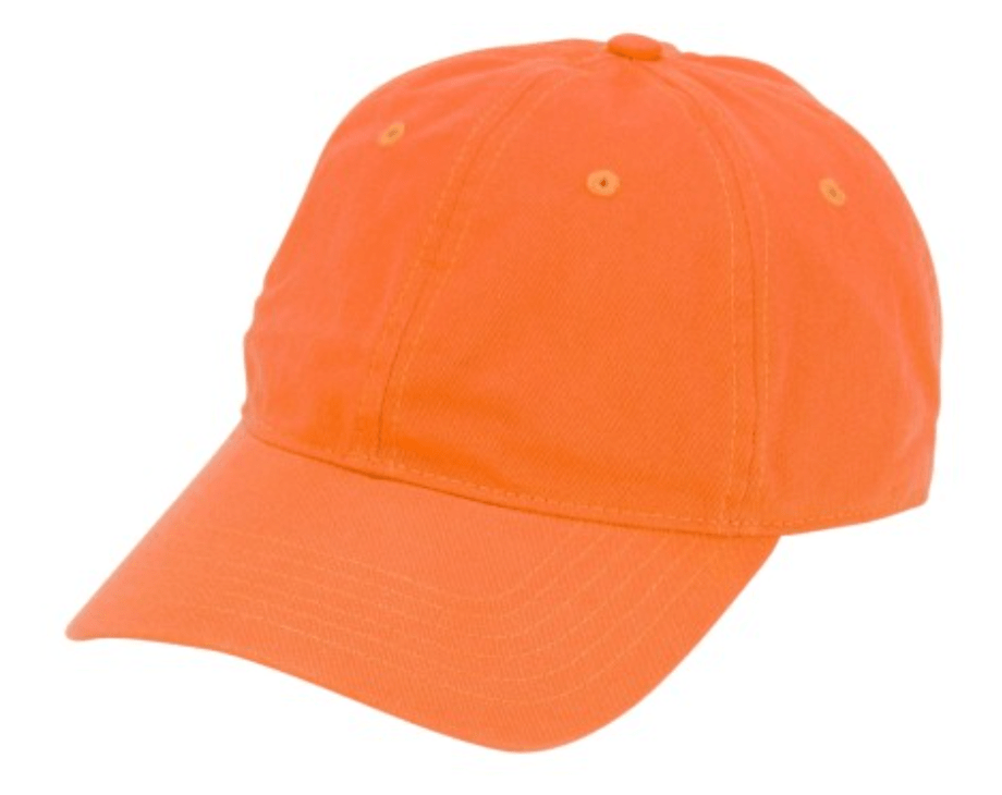 Monograms For Me Orange Baseball Hat