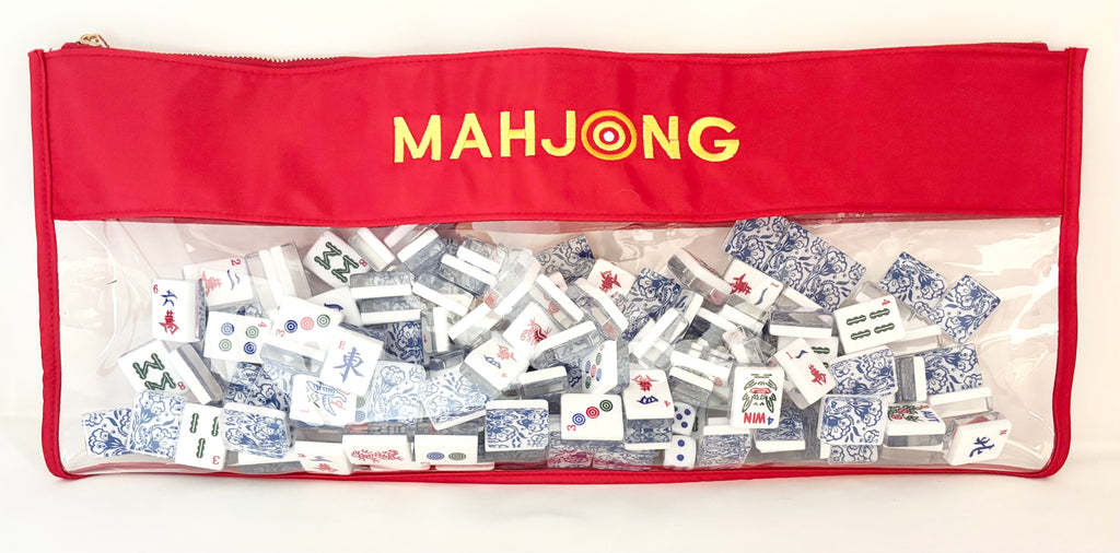 Monograms For Me Red Mahjong Tile Bags