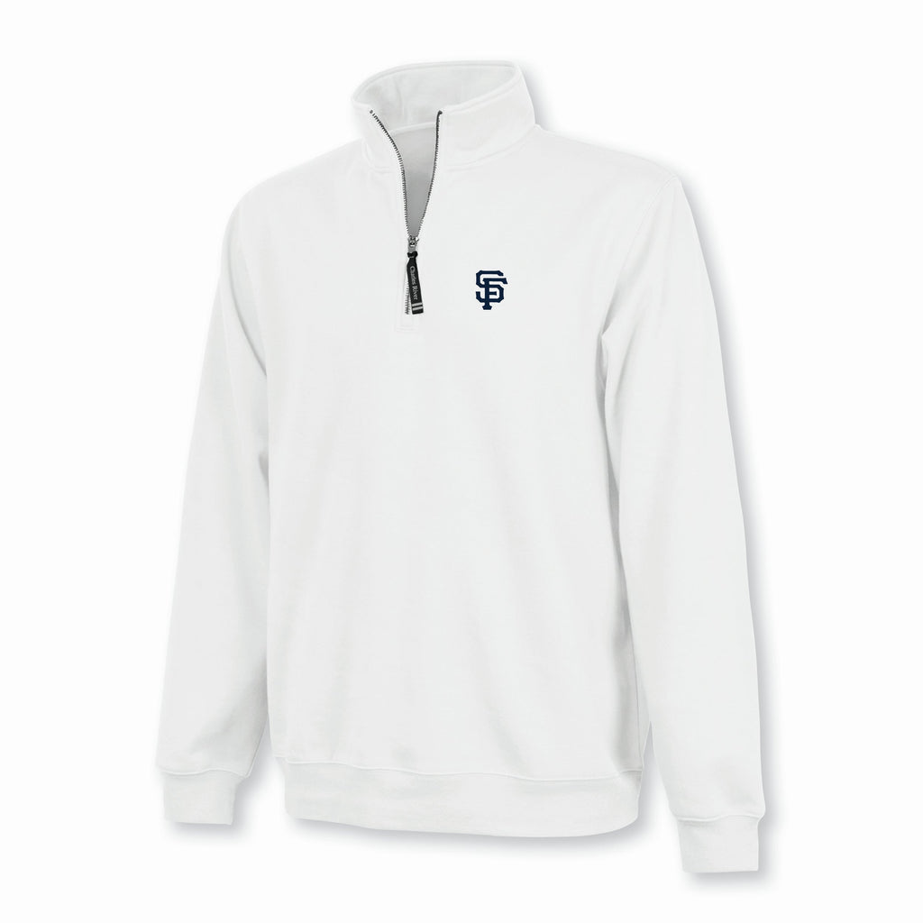 Monograms For Me White / XXS Unisex Crosswind Quarter Zip Sweatshirt - 9359