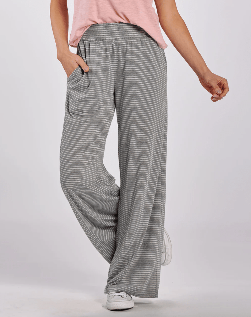 vendor-unknown College Bound Gray / X-Large Evelyn Wide Leg Lounge Pants
