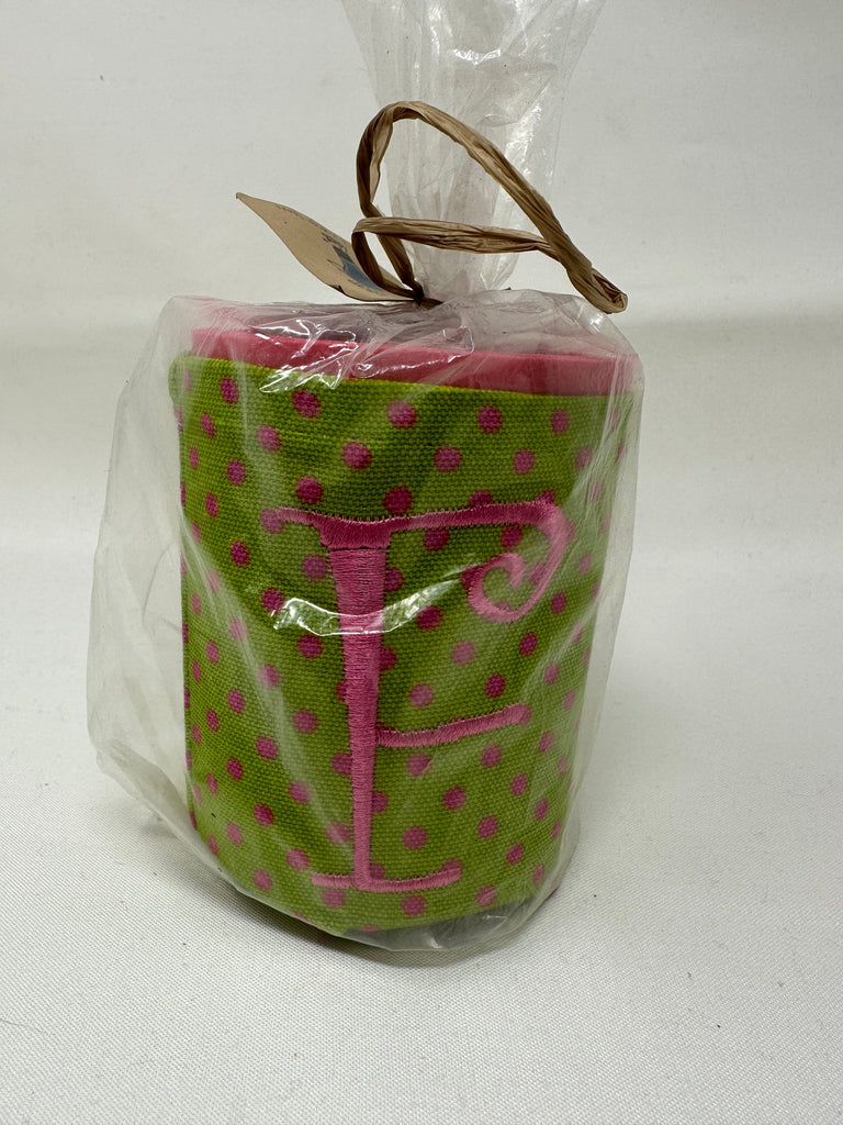 vendor-unknown F - Pink Polka Dots Insulated Can Coozies