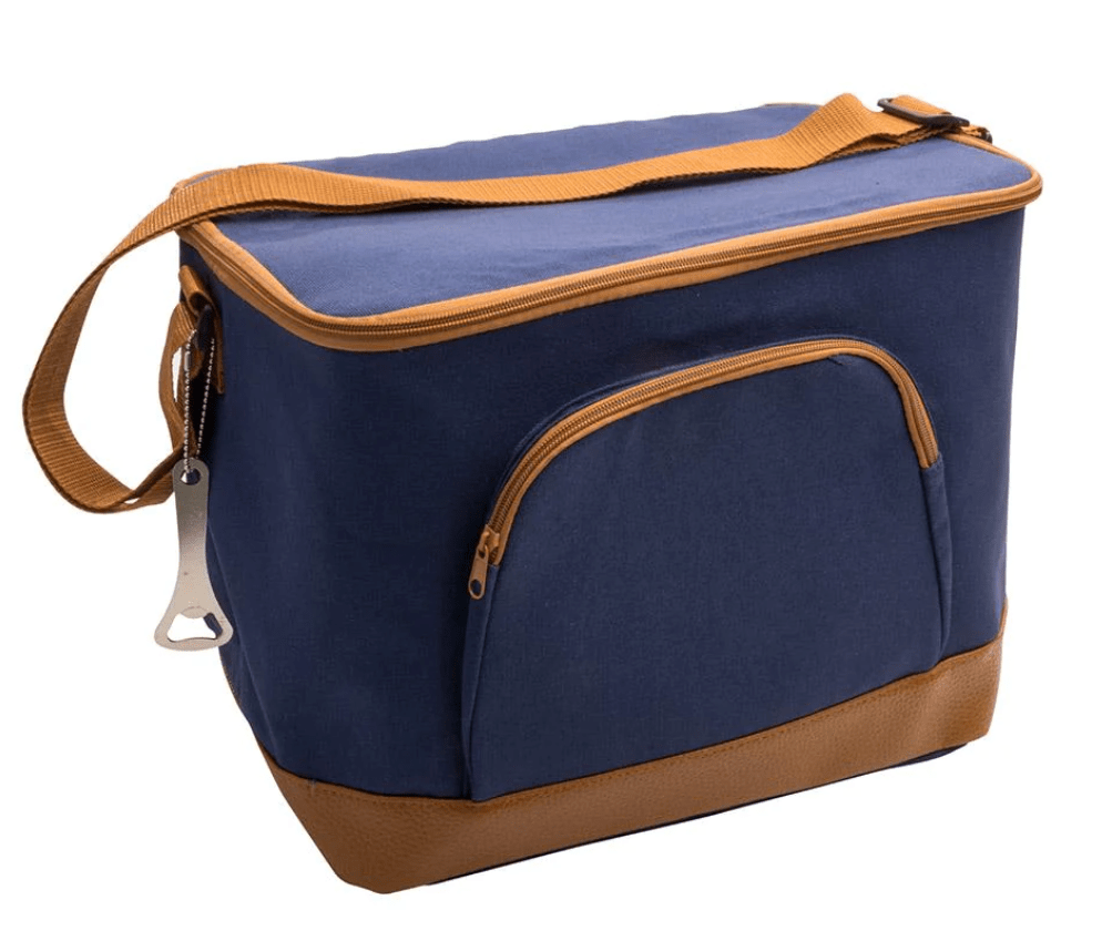 vendor-unknown For the Guys Blue Insulated Cooler with Bottle Opener