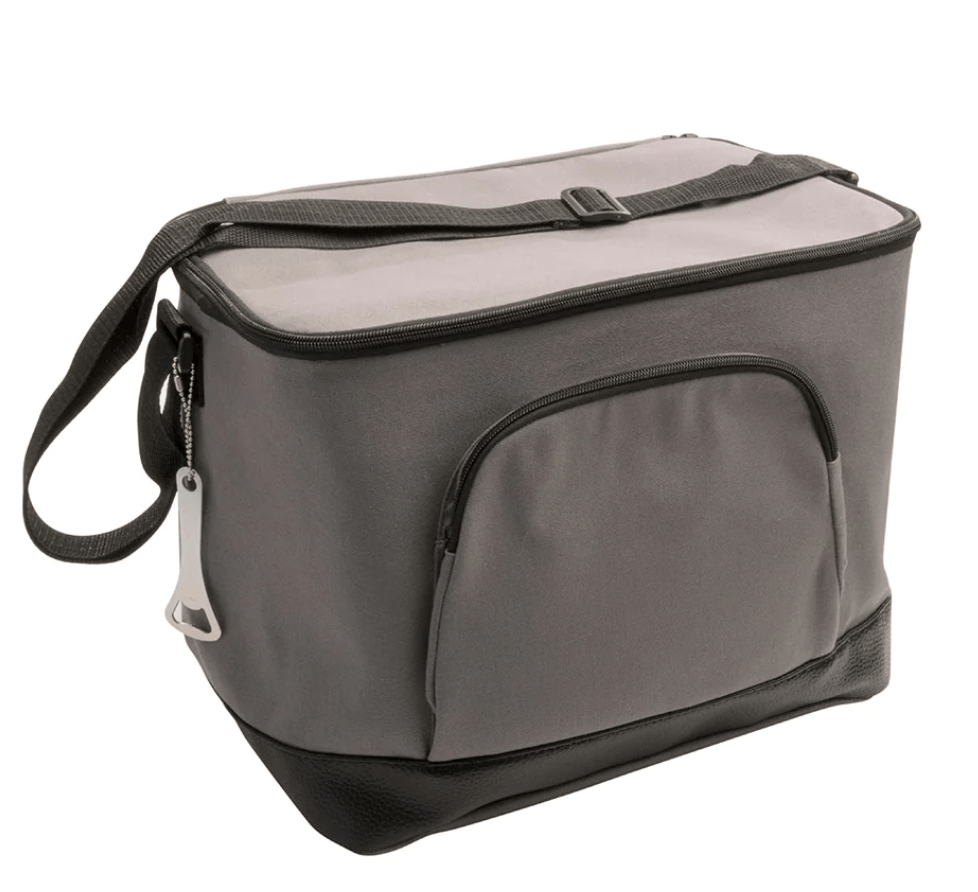 vendor-unknown For the Guys Grey Insulated Cooler with Bottle Opener
