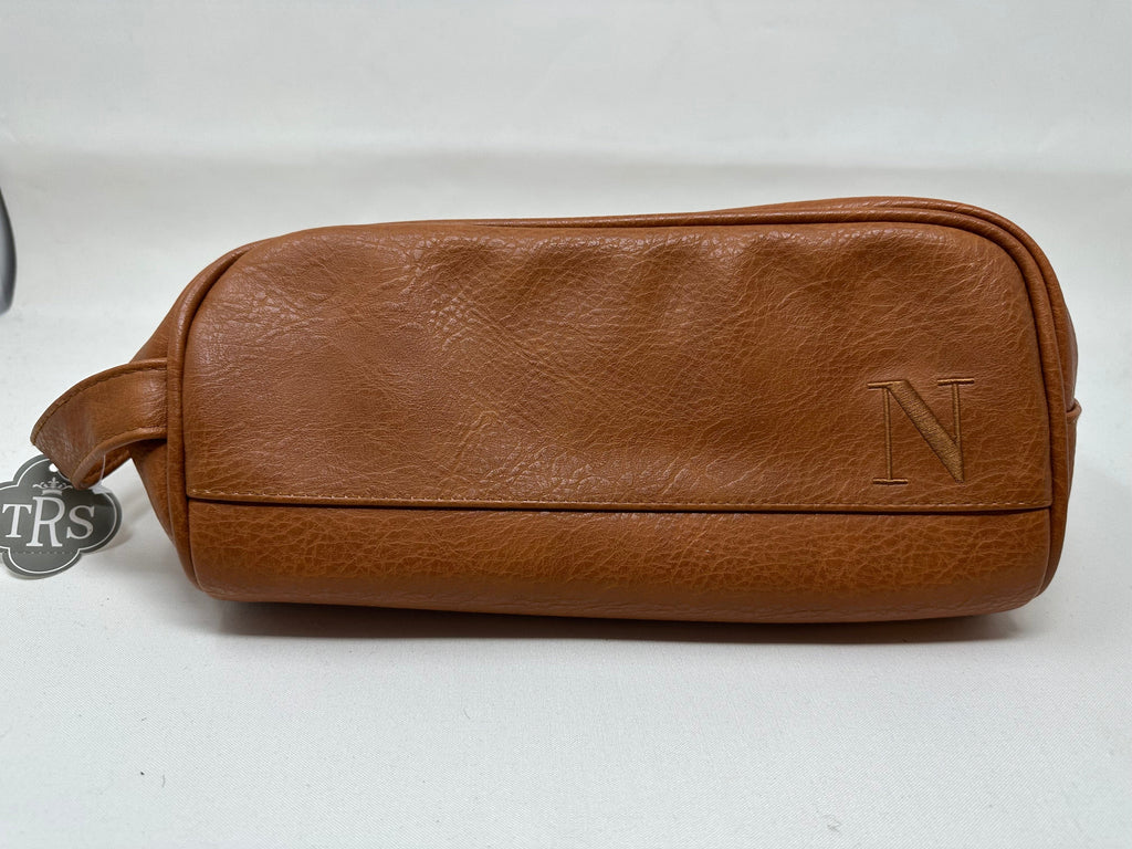 vendor-unknown For the Guys N Faux Leather Dopp Kit