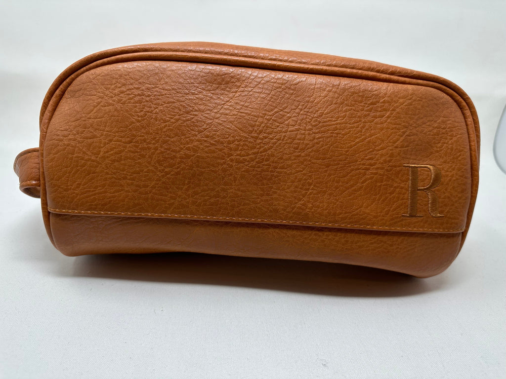vendor-unknown For the Guys R Faux Leather Dopp Kit
