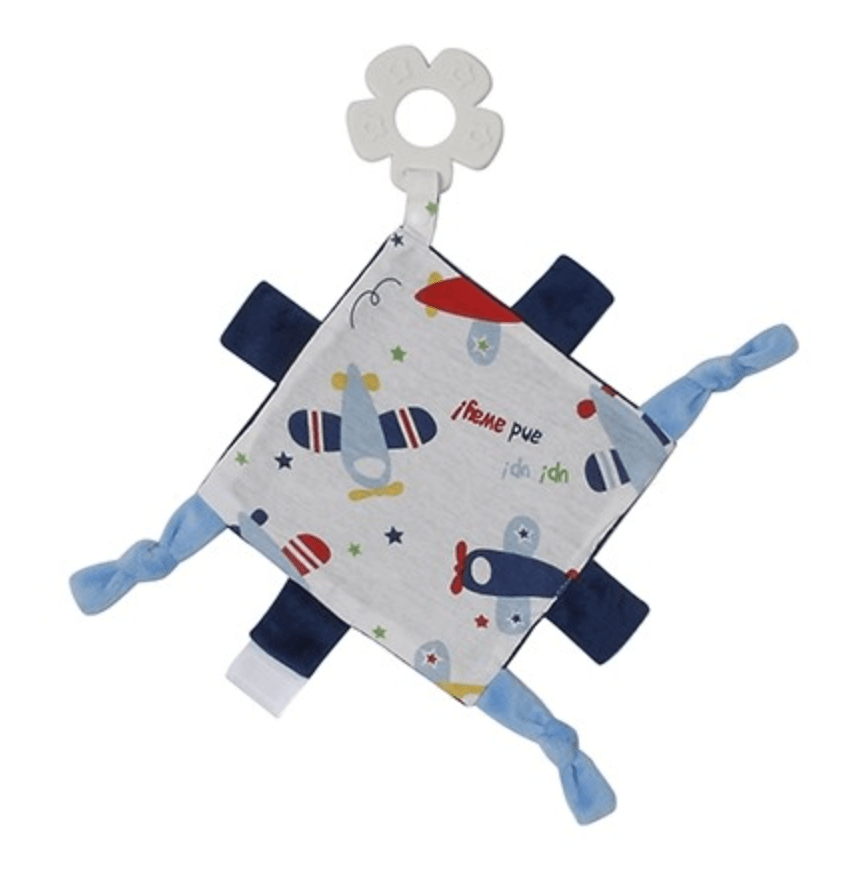 vendor-unknown For the Little Ones Airplanes Crinkle Blankies